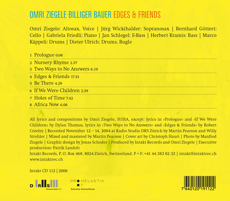 112: OMRI ZIEGELE BILLIGER BAUER. Edges & Friends