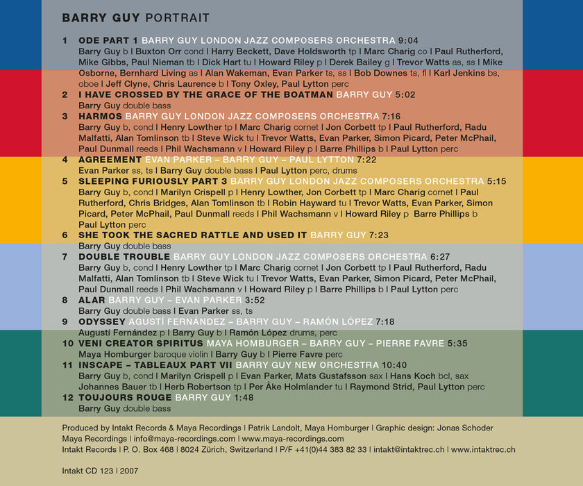 123: BARRY GUY. Portrait