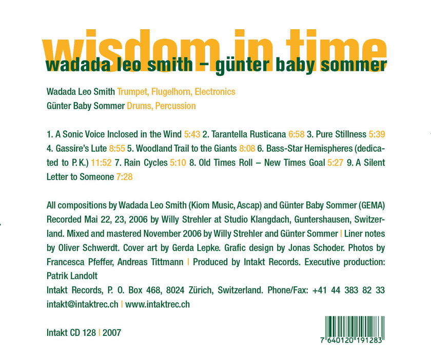128: WADADA LEO SMITH – GÜNTER BABY SOMMER. Wishdom in Time