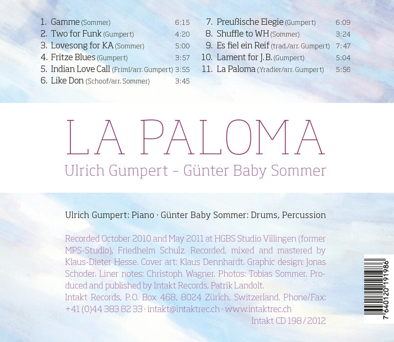198: ULRICH GUMPERT – GÜNTER BABY SOMMER. La Paloma