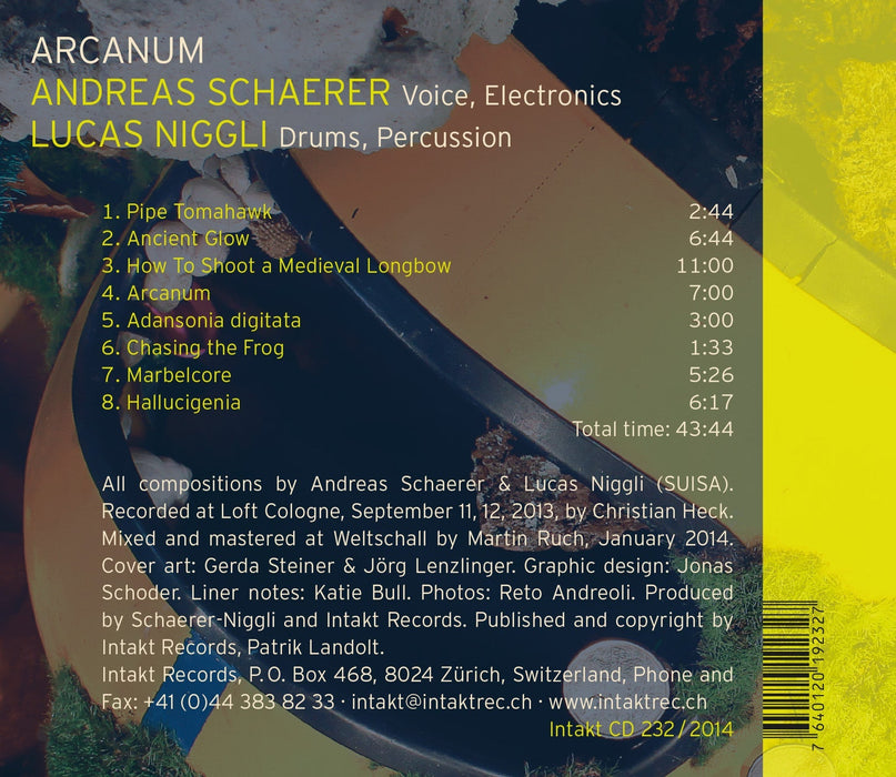 232: ANDREAS SCHAERER – LUCAS NIGGLI. Arcanum