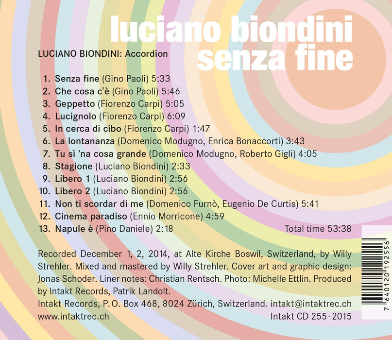 255: LUCIANO BIONDINI. Senza Fine