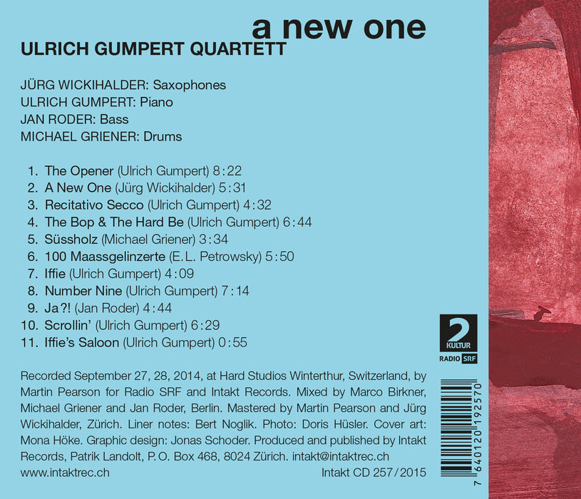 257: ULRICH GUMPERT QUARTETT. A New One