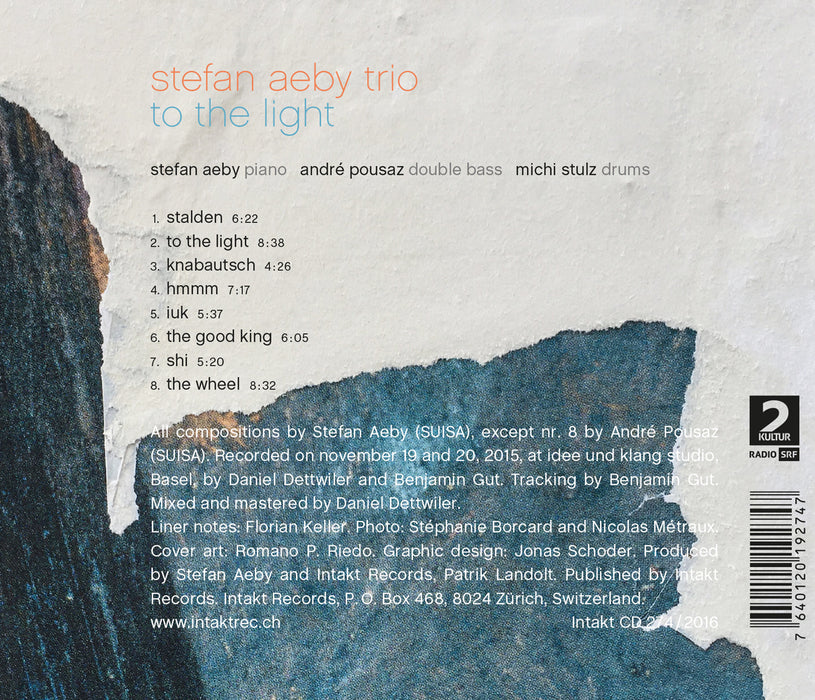 274: STEFAN AEBY TRIO. To the light