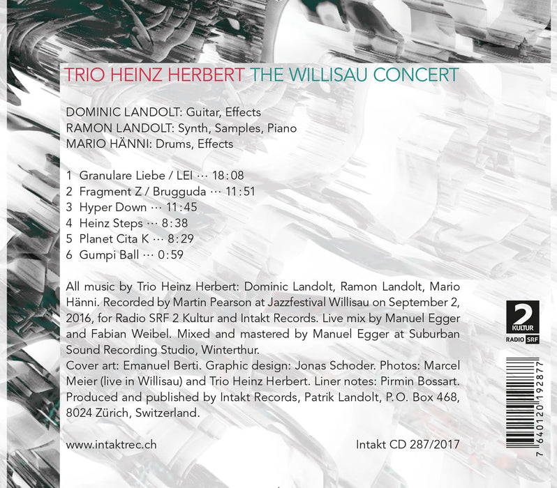 287: TRIO HEINZ HERBERT. The Willisau Concert