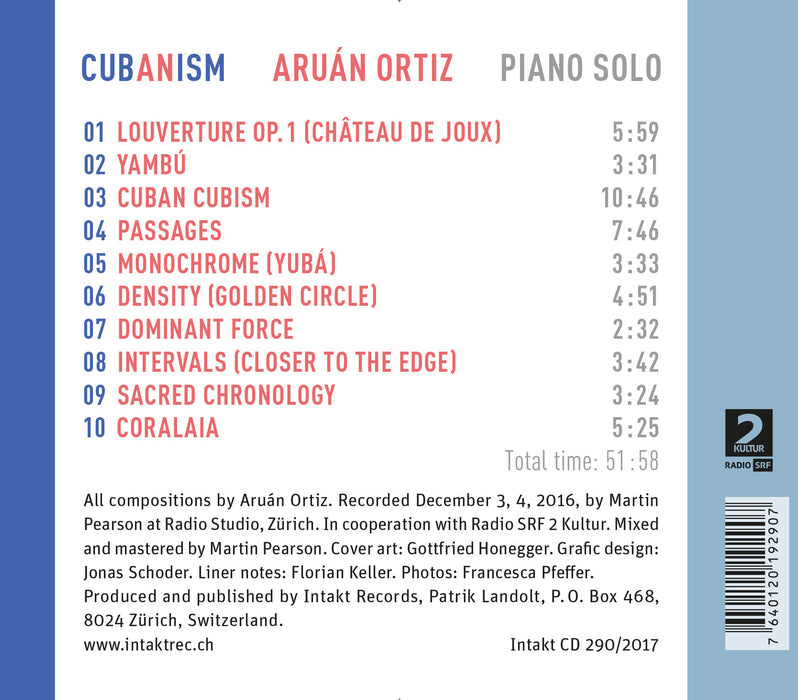 290: ARUÁN ORTIZ. Cubanism – Piano Solo