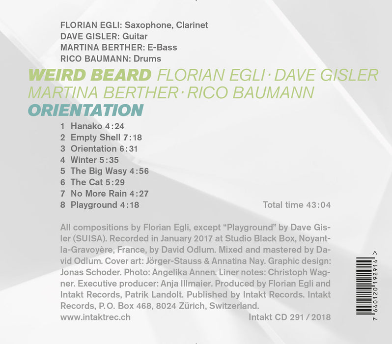 291: FLORIAN EGLI WEIRD BEARD. Orientation