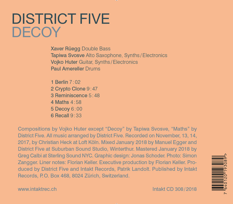 308: DISTRICT FIVE. Decoy