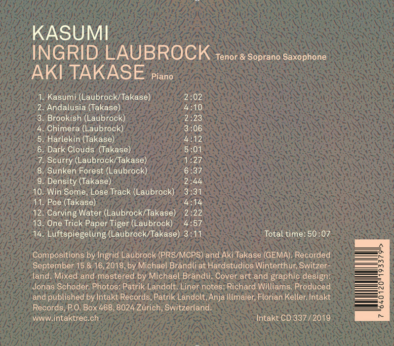 337: INGRID LAUBROCK – AKI TAKASE. Kasumi