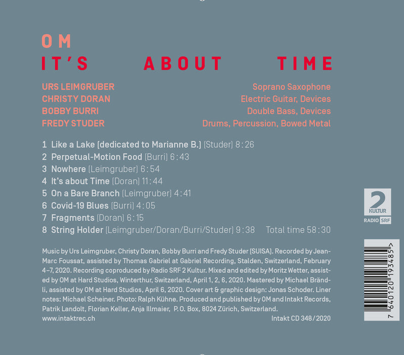 348: OM. URS LEIMGRUBER – CHRISTY DORAN – BOBBY BURRY – FREDY STUDER. It's About Time
