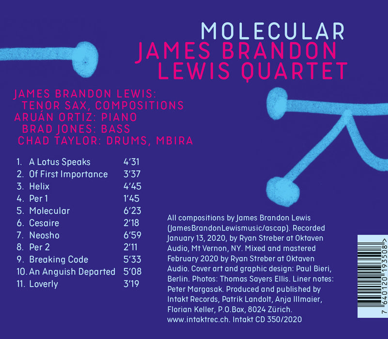 350: JAMES BRANDON LEWIS QUARTET. Molecular