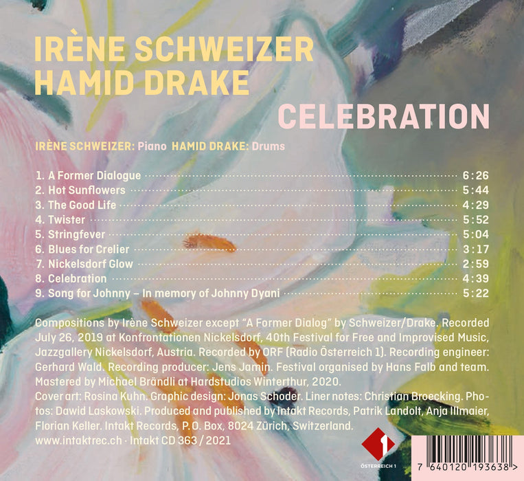 363: IRÈNE SCHWEIZER – HAMID DRAKE. Celebration