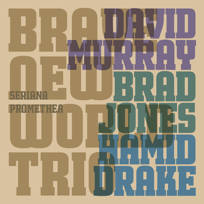381: DAVID MURRAY BRAVE NEW WORLD TRIO
with BRAD JONES and HAMID DRAKE.
Seriana Promethea