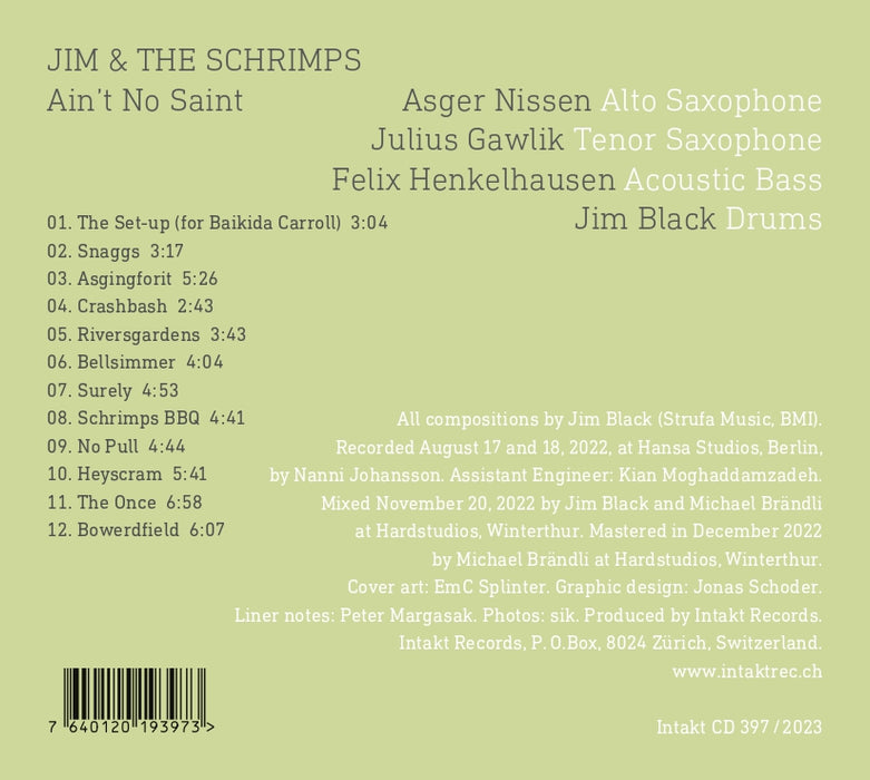 397: JIM BLACK & THE SCHRIMPS. Ain’t No Saint