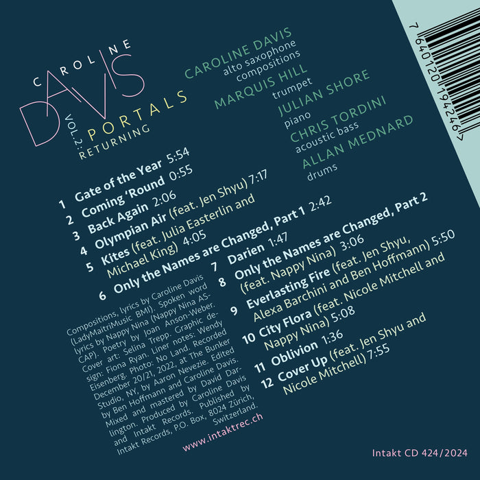 424: CAROLINE DAVIS. Portals Vol. 2: Returning