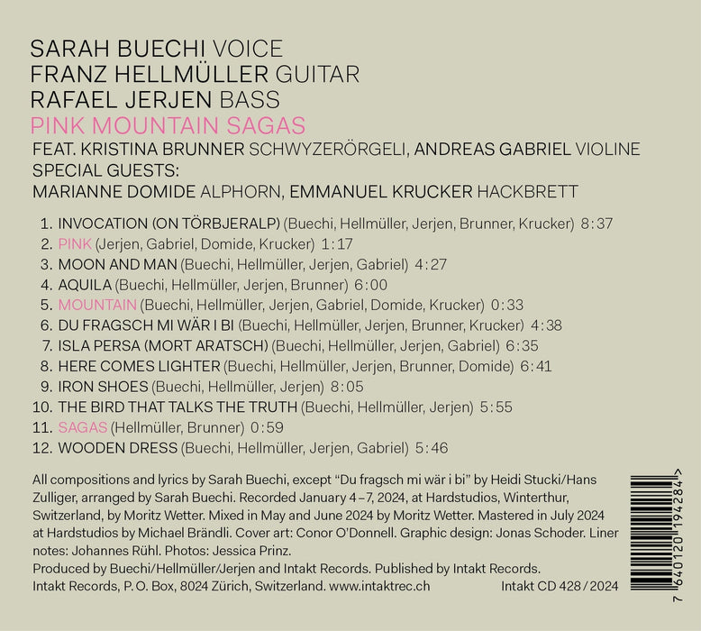428: BUECHI – HELLMÜLLER – JERJEN feat. KRISTINA BRUNNER + ANDREAS GABRIEL. Pink Mountain Sagas