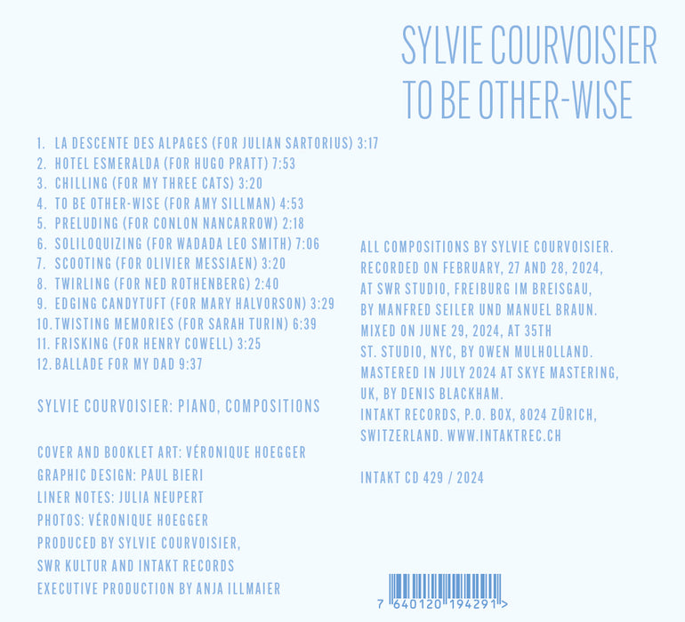 429: SYLVIE COURVOISIER. To Be Other–Wise