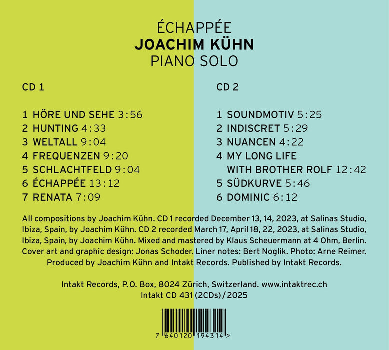 431: JOACHIM KÜHN. Échappée