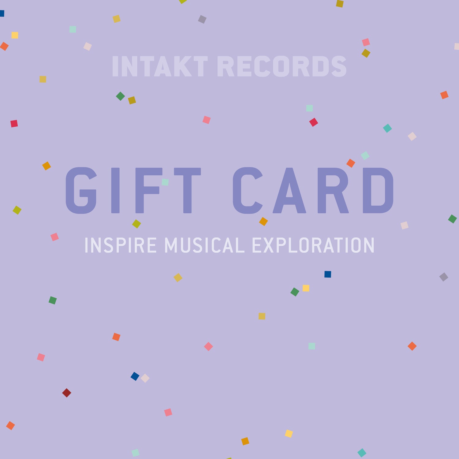 Intakt Records Gift Card