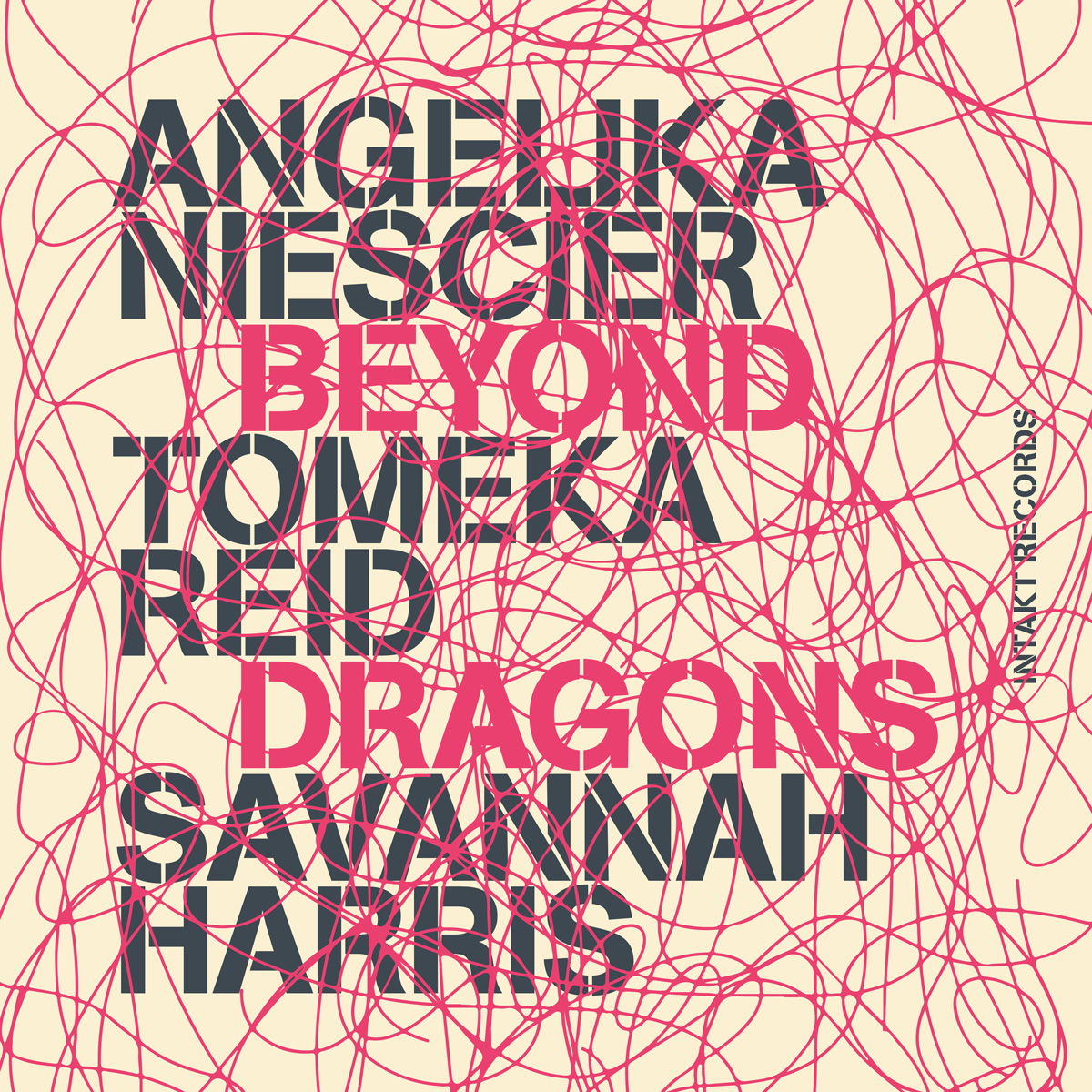 Cover Web:ANGELIKA NIESCIER – TOMEKA REID – SAVANNAH HARRIS: BEYOND DRAGONS Intakt CD 412