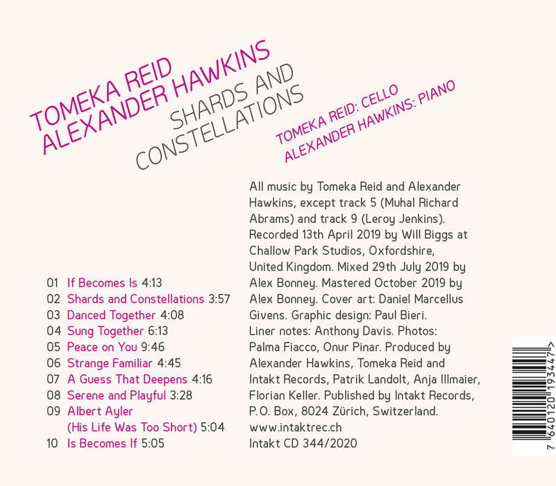 344: TOMEKA REID – ALEXANDER HAWKINS. Shards
And Constellations