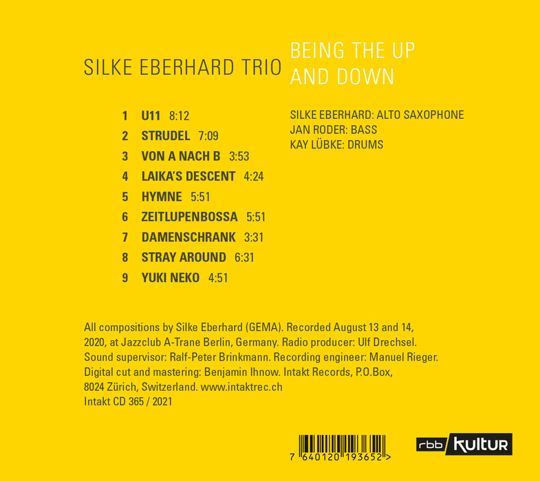 365: SILKE EBERHARD TRIO. Beeing The Up And Down