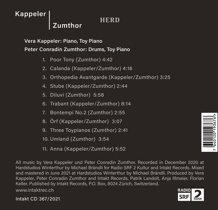 367: KAPPELER – ZUMTHOR. Herd