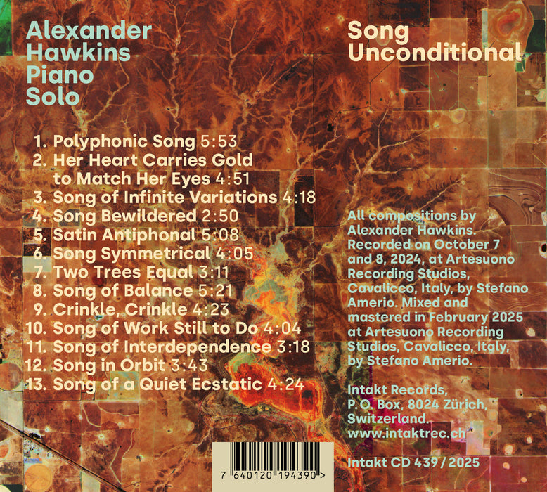 439: ALEXANDER HAWKINS. Song Unconditional – Piano Solo