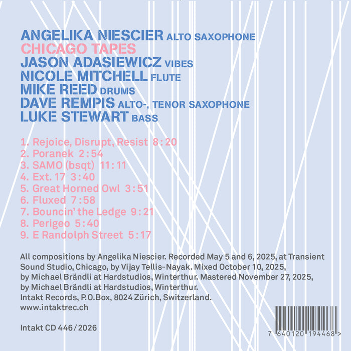 446: ANGELIKA NIESCIER. Chicago Tapes