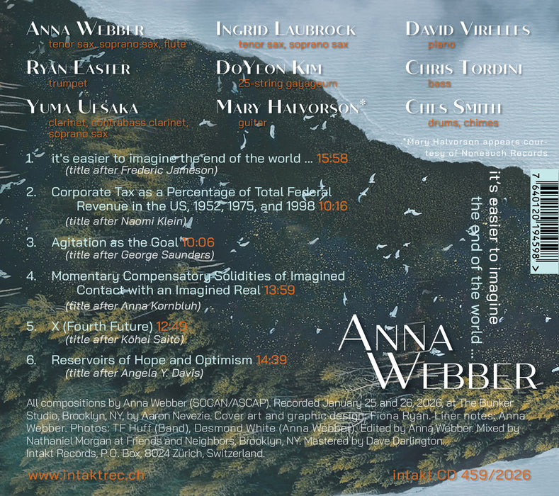 459: ANNA WEBBER. it's easier to imagine the end of the world...