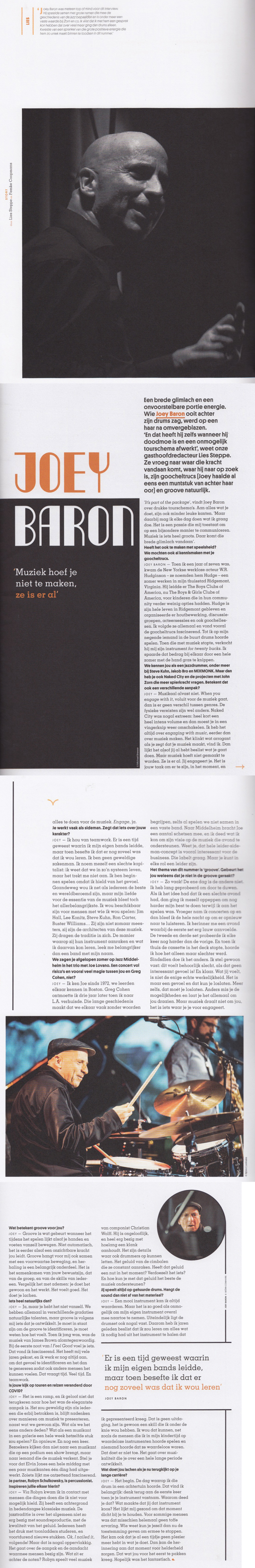 Lies Steppe and Femke Coopmans, Jazz & Mo Magazine, Dec 2021 (NL)